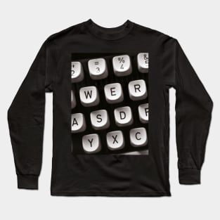 Old Typewriter Long Sleeve T-Shirt